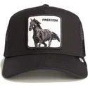 schwarze-trucker-kappe-pferd-freedom-grit-the-farm-von-goorin-bros