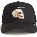 gorra-trucker-nera-teschio-the-cancelled-skull-grit-the-farm-di-goorin-bros