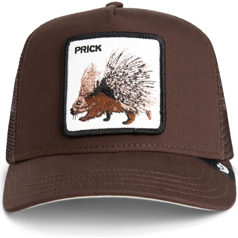 goorin-bros-prick-the-farm-braune-trucker-kappe-stachelschwein