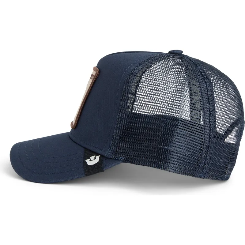 cappellino-trucker-blu-marino-scoiattolo-nuts-the-farm-di-goorin-bros