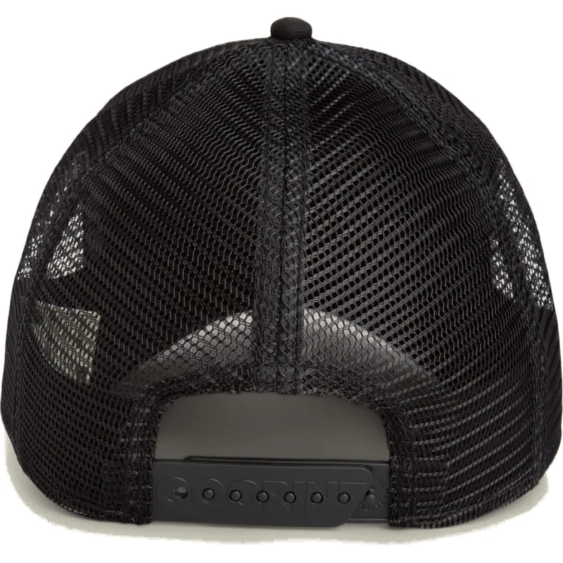 goorin-bros-the-queen-mini-the-farm-vit-och-svart-truckerkeps-for-barn-med-bi