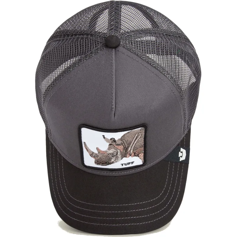 gra-trucker-kasket-til-dreng-naesehorn-the-tuff-mini-the-farm-fra-goorin-bros