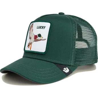 Casquette trucker verte pour enfant canard The Lucky Mini The Farm Goorin Bros.