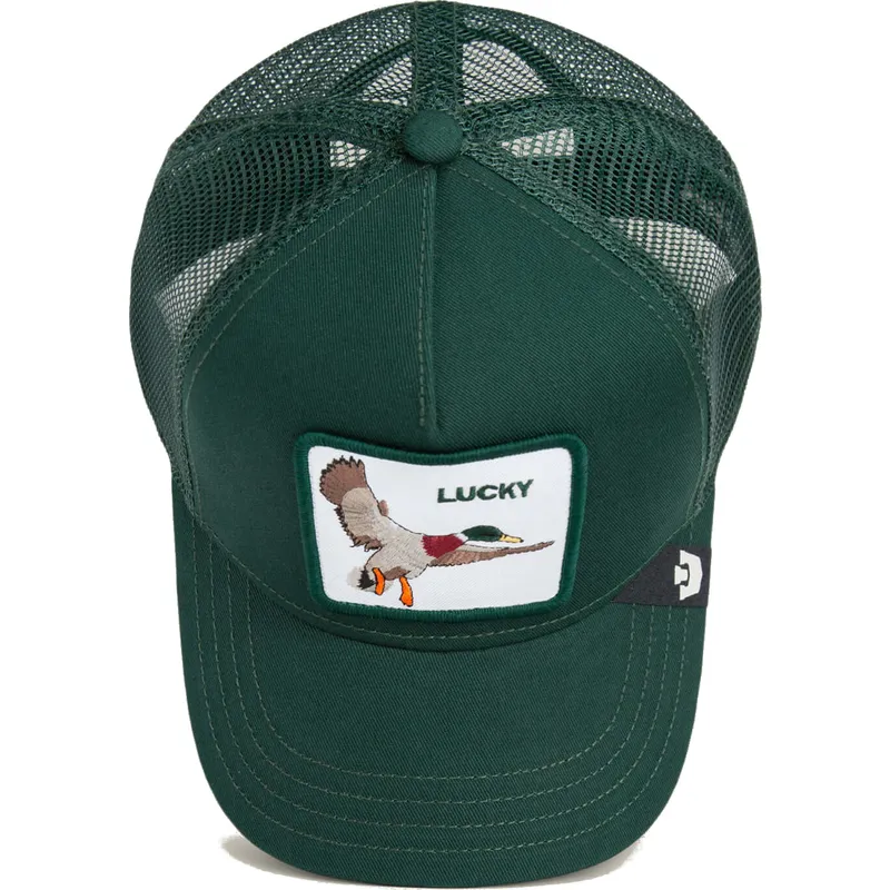cappellino-trucker-verde-per-bambino-papero-the-lucky-mini-the-farm-di-goorin-bros