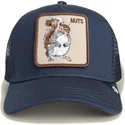 trucker-kasket-marinebla-til-dreng-egern-nuts-mini-the-farm-fra-goorin-bros
