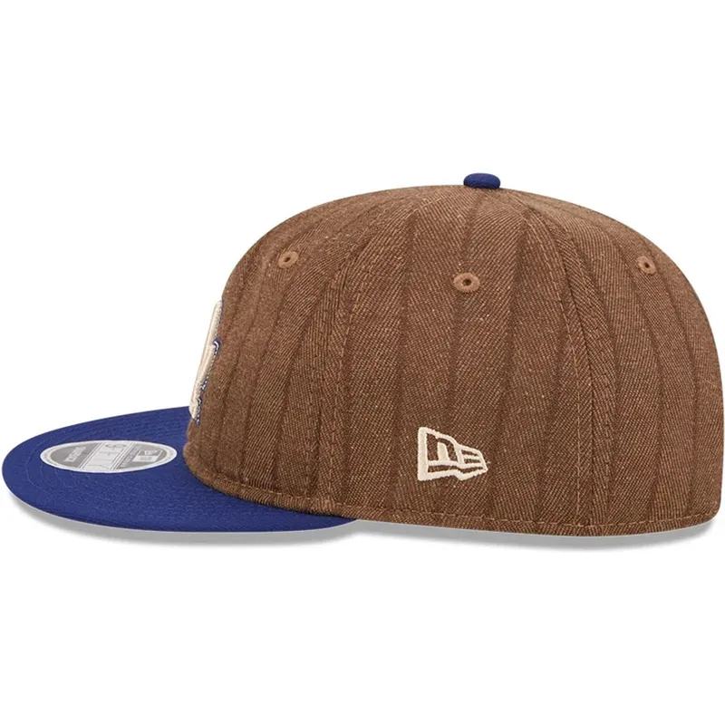 regulowana-brazowo-niebieska-czapka-z-daszkiem-9fifty-retro-crown-wool-pinstripe-los-angeles-dodgers-mlb-od-new-era