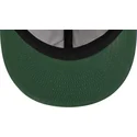 cappellino-piatto-marrone-e-blu-regolabile-9fifty-retro-crown-wool-pinstripe-dei-los-angeles-dodgers-mlb-di-new-era