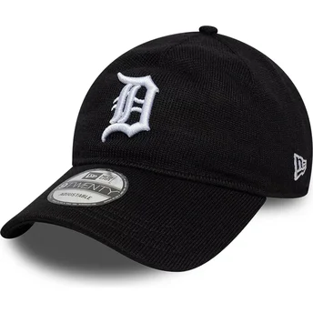 Cappellino curvo nero regolabile 9TWENTY Merino Wool di Detroit Tigers MLB di New Era