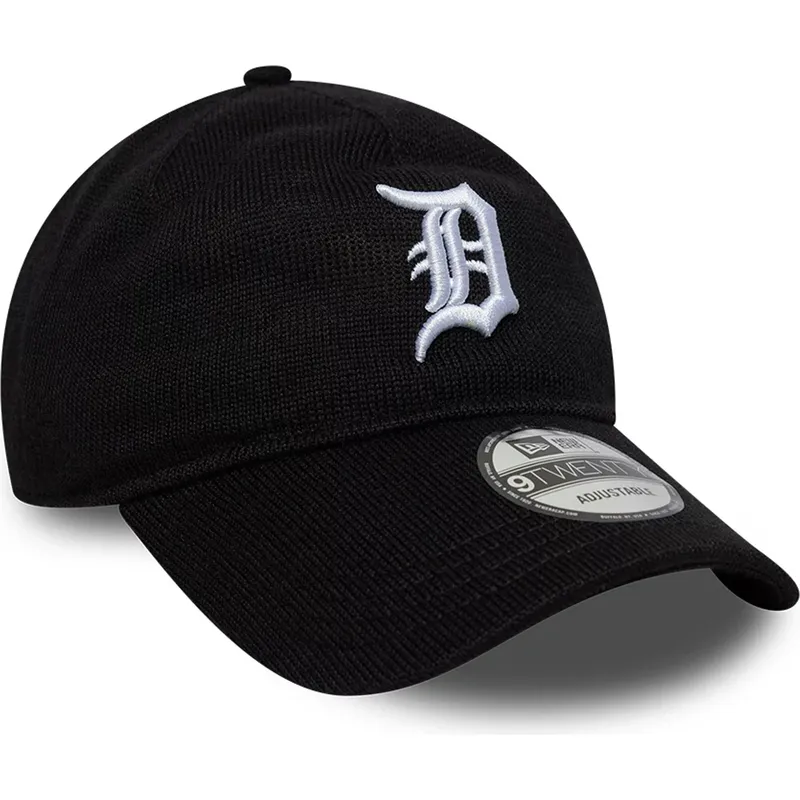 sort-justerbar-buet-kasket-9twenty-merino-wool-fra-detroit-tigers-mlb-fra-new-era