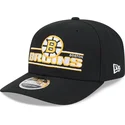 cappellino-nero-curvo-snapback-9seventy-stretch-snap-stated-dei-boston-bruins-nhl-di-new-era