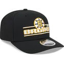 sort-buet-snapback-kasket-9seventy-stretch-snap-stated-fra-boston-bruins-nhl-fra-new-era