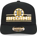 schwarze-gebogene-snapback-kappe-9seventy-stretch-snap-stated-der-boston-bruins-nhl-von-new-era