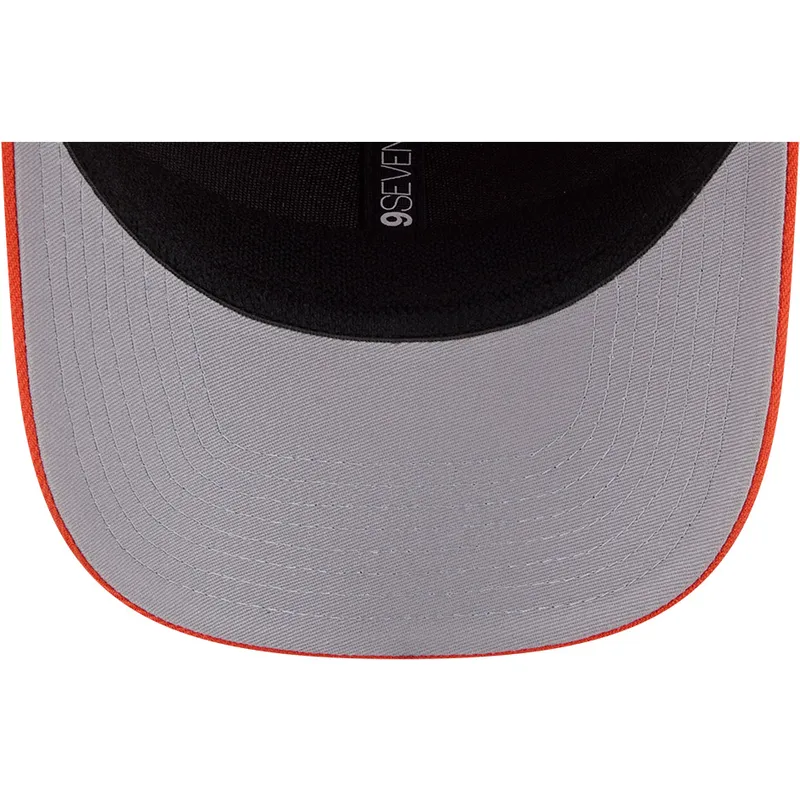 cappellino-curvo-arancione-snapback-9seventy-stretch-snap-stated-di-anaheim-ducks-nhl-di-new-era