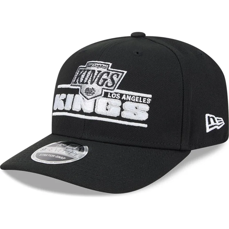 svart-bojd-snapback-keps-9seventy-stretch-snap-stated-los-angeles-kings-nhl-fran-new-era