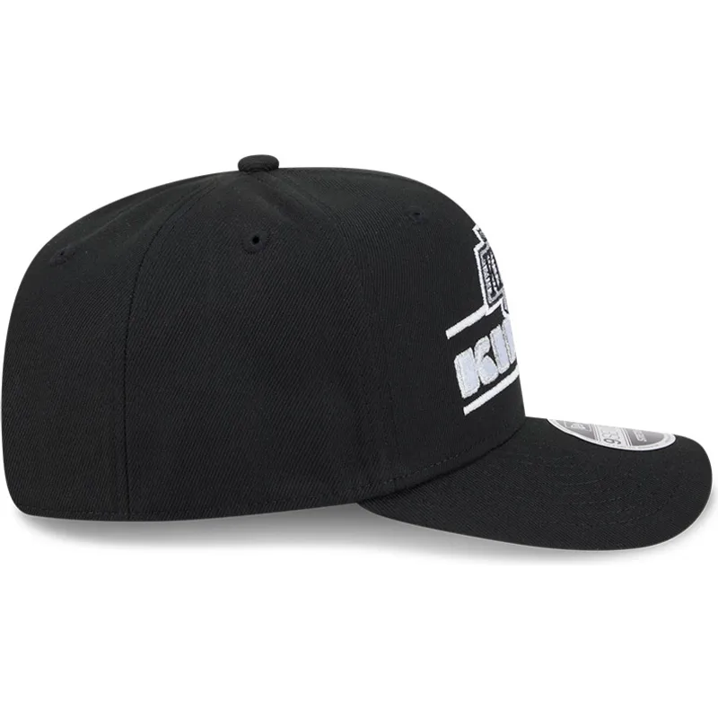 sort-buet-snapback-kasket-9seventy-stretch-snap-stated-fra-los-angeles-kings-nhl-fra-new-era