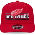 rote-gebogene-snapback-kappe-9seventy-stretch-snap-stated-der-detroit-red-wings-nhl-von-new-era