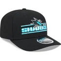 schwarze-snapback-kappe-9seventy-stretch-snap-stated-der-san-jose-sharks-nhl-von-new-era