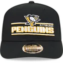 schwarze-gebogene-snapback-kappe-9seventy-stretch-snap-stated-der-pittsburgh-penguins-nhl-von-new-era