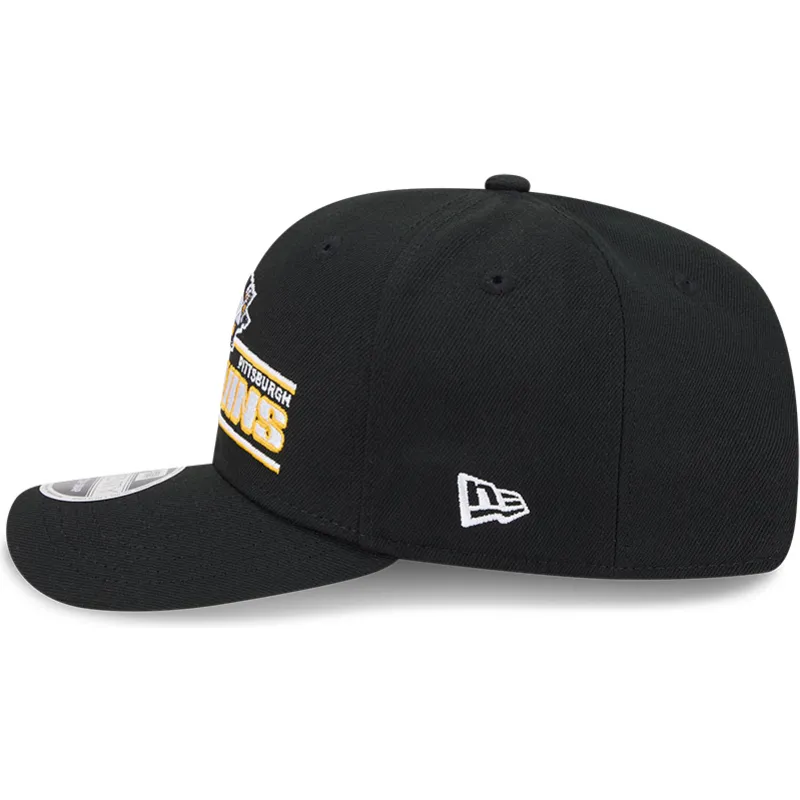 sort-buet-snapback-9seventy-stretch-snap-stated-kasket-fra-pittsburgh-penguins-nhl-fra-new-era