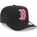 cappellino-snapback-nero-curvo-9fifty-a-frame-neon-boston-red-sox-mlb-di-new-era