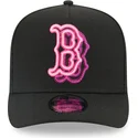 cappellino-snapback-nero-curvo-9fifty-a-frame-neon-boston-red-sox-mlb-di-new-era