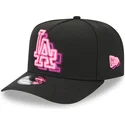 cappellino-nero-snapback-9fifty-a-frame-neon-los-angeles-dodgers-mlb-di-new-era
