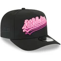 cappellino-nero-snapback-9fifty-a-frame-neon-degli-oakland-athletics-mlb-di-new-era