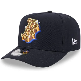 Cappellino snapback blu navy curvo 9FIFTY A Frame Emblem dei Boston Red Sox MLB di New Era
