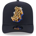 cappellino-snapback-blu-navy-curva-9fifty-a-frame-emblem-dei-boston-red-sox-mlb-di-new-era