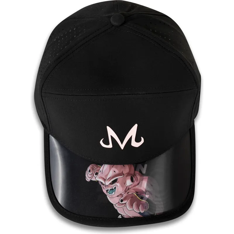 cappellino-curvo-nero-regolabile-kid-buu-dbz10-bu2-dragon-ball-di-capslab