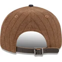 cappello-piatto-marrone-e-blu-navy-regolabile-9fifty-retro-crown-wool-pinstripe-dei-new-york-yankees-mlb-di-new-era