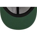 cappellino-piatto-marrone-e-blu-navy-regolabile-9fifty-retro-crown-in-lana-a-righe-dei-boston-red-sox-mlb-di-new-era