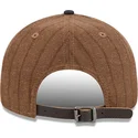 casquette-plate-marron-et-bleue-marine-ajustable-9fifty-retro-crown-wool-pinstripe-detroit-tigers-mlb-new-era