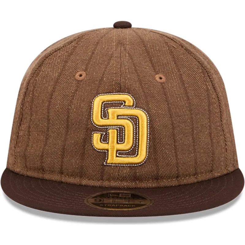 brun-justerbar-flad-kasket-9fifty-retro-crown-wool-pinstripe-fra-san-diego-padres-mlb-fra-new-era