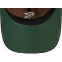 cappellino-curvo-marrone-e-nero-regolabile-9twenty-a-frame-wool-pinstripe-dei-chicago-white-sox-mlb-di-new-era