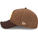 san-diego-padres-mlb-new-era-9twenty-a-frame-wool-pinstripe-justerbar-brun-buet-kasket