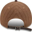 san-diego-padres-mlb-new-era-9twenty-a-frame-wool-pinstripe-verstellbare-braune-kappe