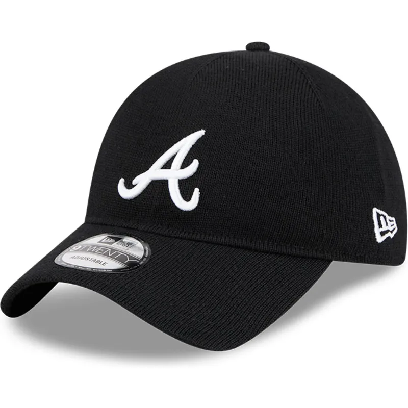 gorra-curva-negra-ajustable-9twenty-merino-wool-de-atlanta-braves-mlb-de-new-era