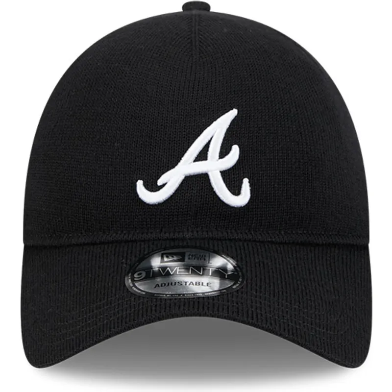 gorra-curva-negra-ajustable-9twenty-merino-wool-de-atlanta-braves-mlb-de-new-era