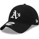 cappellino-curvo-nero-regolabile-9twenty-merino-wool-degli-oakland-athletics-mlb-di-new-era