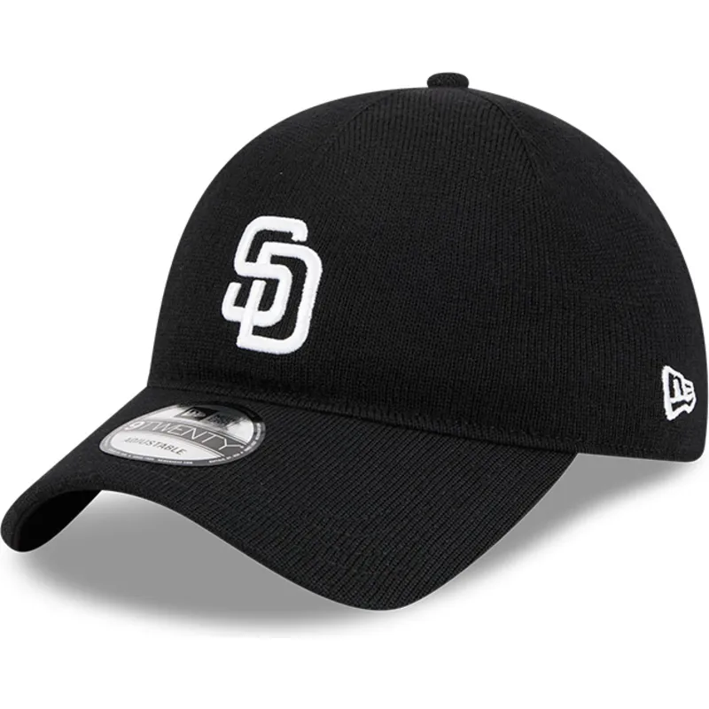 gorra-curva-negra-ajustable-9twenty-merino-wool-de-san-diego-padres-mlb-de-new-era