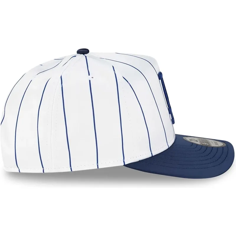 los-angeles-dodgers-mlb-new-era-9fifty-a-frame-satin-pinstripe-vit-och-bla-snapback-keps