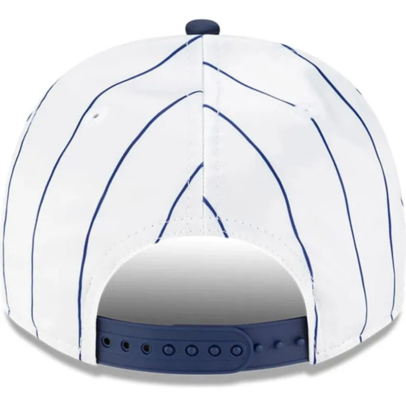 los-angeles-dodgers-mlb-new-era-9fifty-a-frame-satin-pinstripe-vit-och-bla-snapback-keps