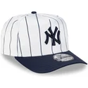 cappellino-bianco-e-blu-navy-snapback-9fifty-a-frame-satin-pinstripe-dei-new-york-yankees-mlb-di-new-era