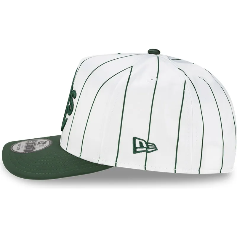 oakland-athletics-mlb-new-era-vit-och-gron-bojd-snapback-9fifty-a-frame-satin-pinstripe-keps