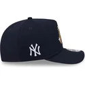 cappellino-curvo-blu-marino-snapback-9fifty-a-frame-emblem-di-new-york-yankees-mlb-di-new-era