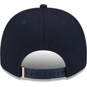 marineblaue-gebogene-snapback-kappe-9fifty-a-frame-emblem-der-new-york-yankees-mlb-von-new-era