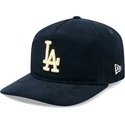 marineblaue-gebogene-snapback-kappe-golfer-nostalgic-der-los-angeles-dodgers-mlb-von-new-era