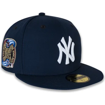 Cappello piatto blu navy aderente 59FIFTY Subway Series dei New York Yankees MLB di New Era