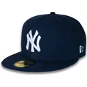 cappello-piatto-blu-navy-aderente-59fifty-subway-series-dei-new-york-yankees-mlb-di-new-era